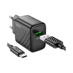 Hoco CS21A Rich Single Port ǪC3.0 Charger(EU)