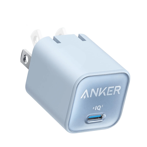 Anker 511 Nano 3 USB C GaN Charger (30W) (Cable Not Included)