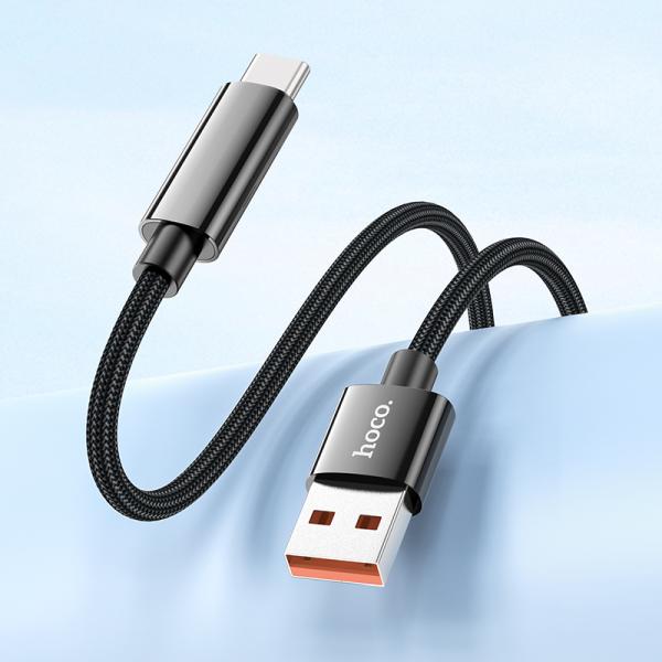 Hoco U125 Benefit 66W USB to Type-C Fast Charging Data Cable