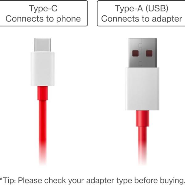 OnePlus SuperVOOC 100W Power Adapter with Type-C Cable