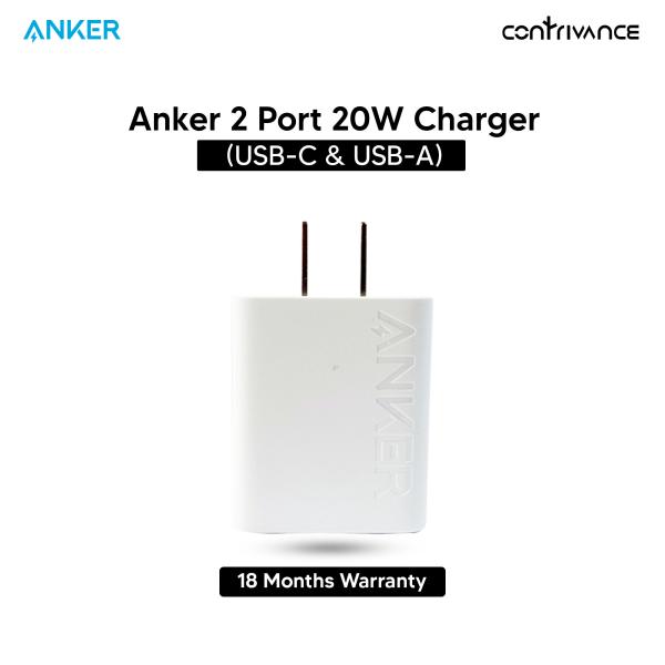 Anker 2 Port 20W Charger (USB-C & USB-A)