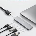 Anker 547 USB-C Hub (7-in-2, for MacBook) Grey