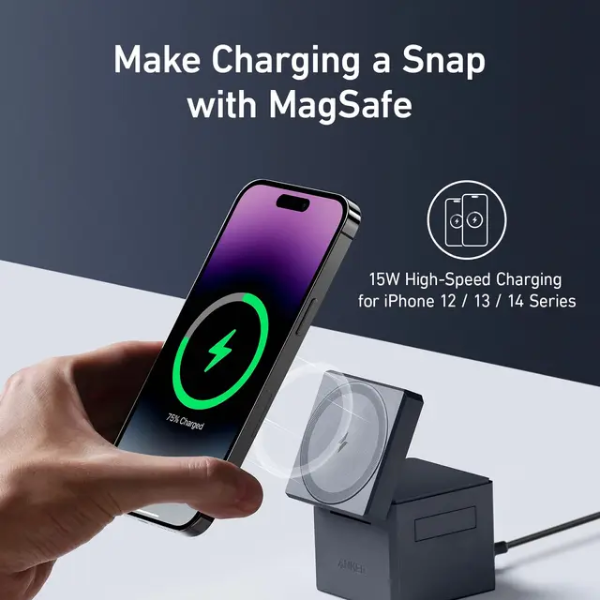 Anker 3-in-1 Cube with MagSafe Wireless Charger