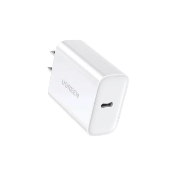 UGREEN CD137 (60449) PD 20W Fast Charging Power Adapter - White (Cable Not Included)