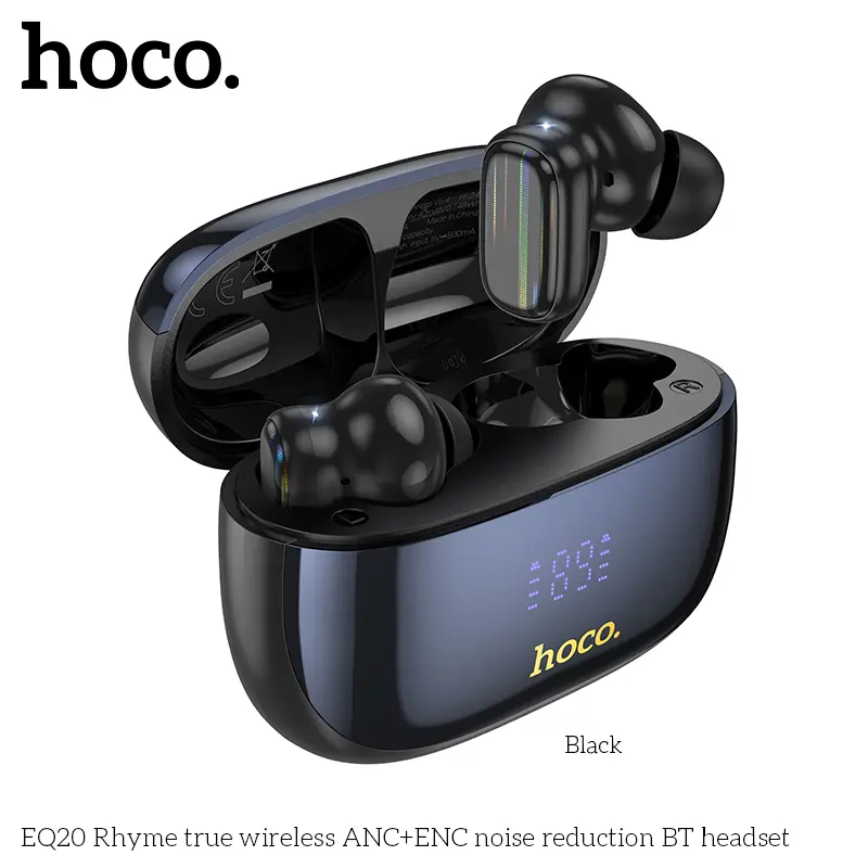 Hoco EQ20 Rhyme true wireless ANC+ENC noise reduction Bluetooth Earbuds